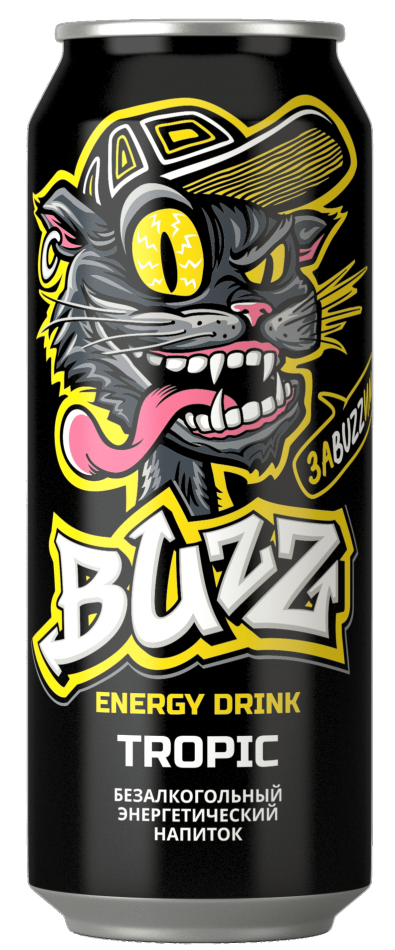 Энергетический напиток «BUZZ» - TROPIC