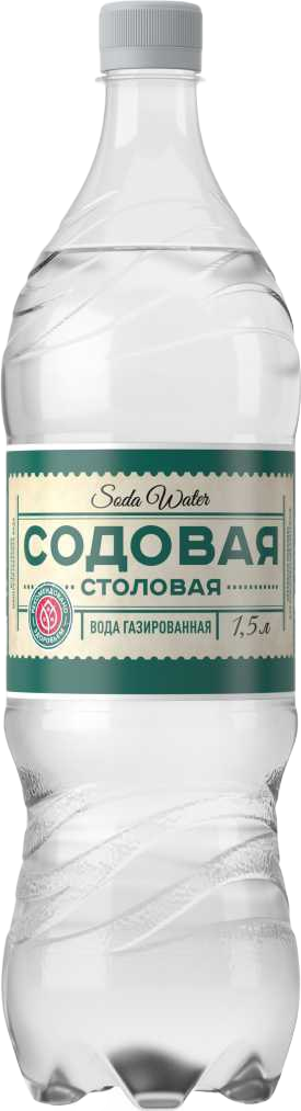 Вода питьевая "Содовая" столовая 1,5 л (ПЭТ-бутылка)