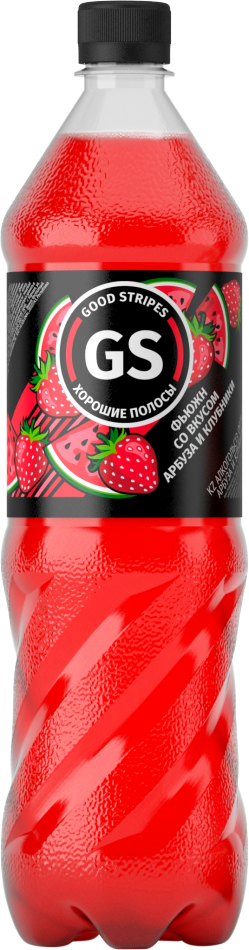 Напиток Good Stripes Фьюжн со вкусом арбуза и клубники (ПЭТ-бутылка)