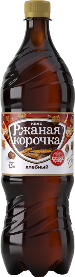 Квас Ржаная корочка хлебный (ПЭТ-бутылка)